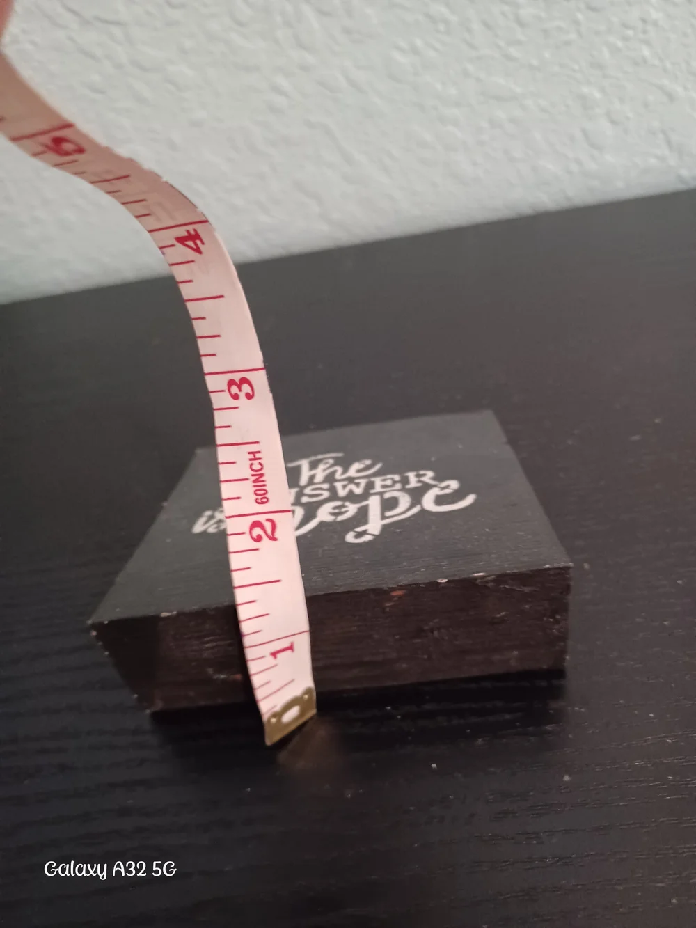 Black Wood Door Wedge 